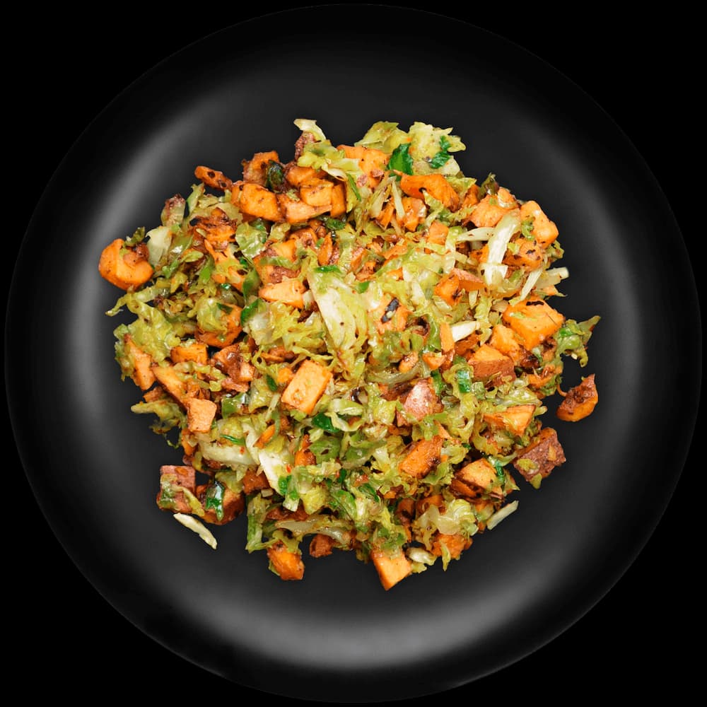 À la carte Sweet Potato/Brussel Hash