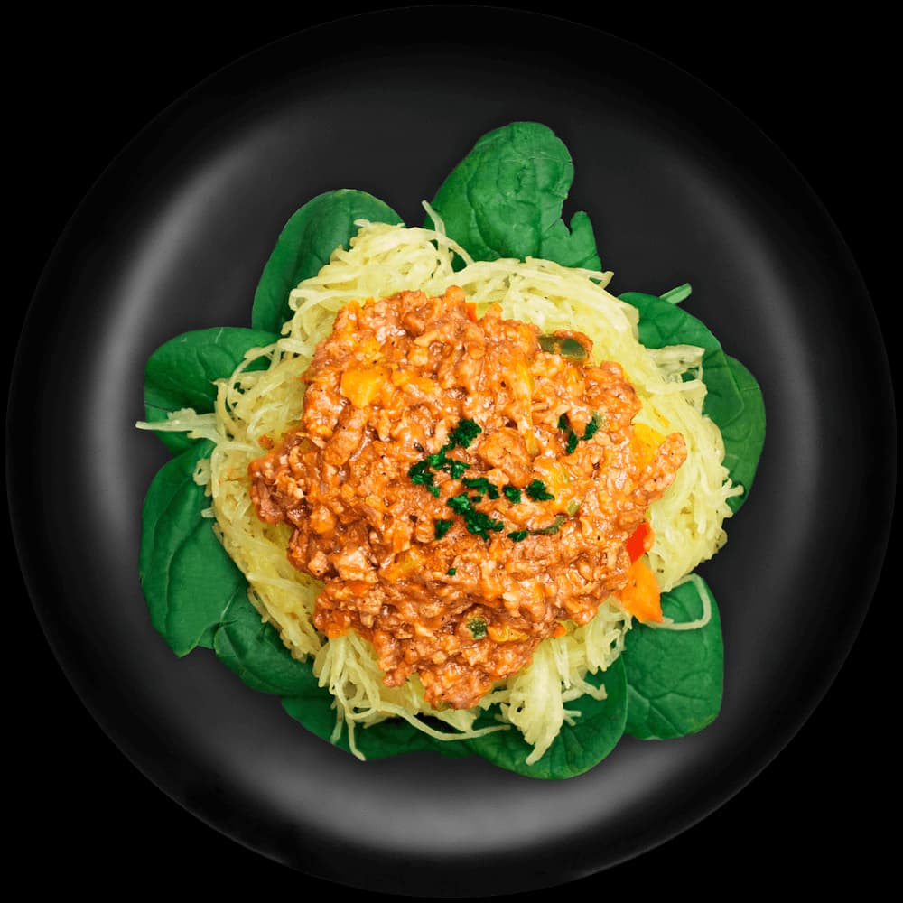 Vegan Bolognese w/ Spaghetti Squash