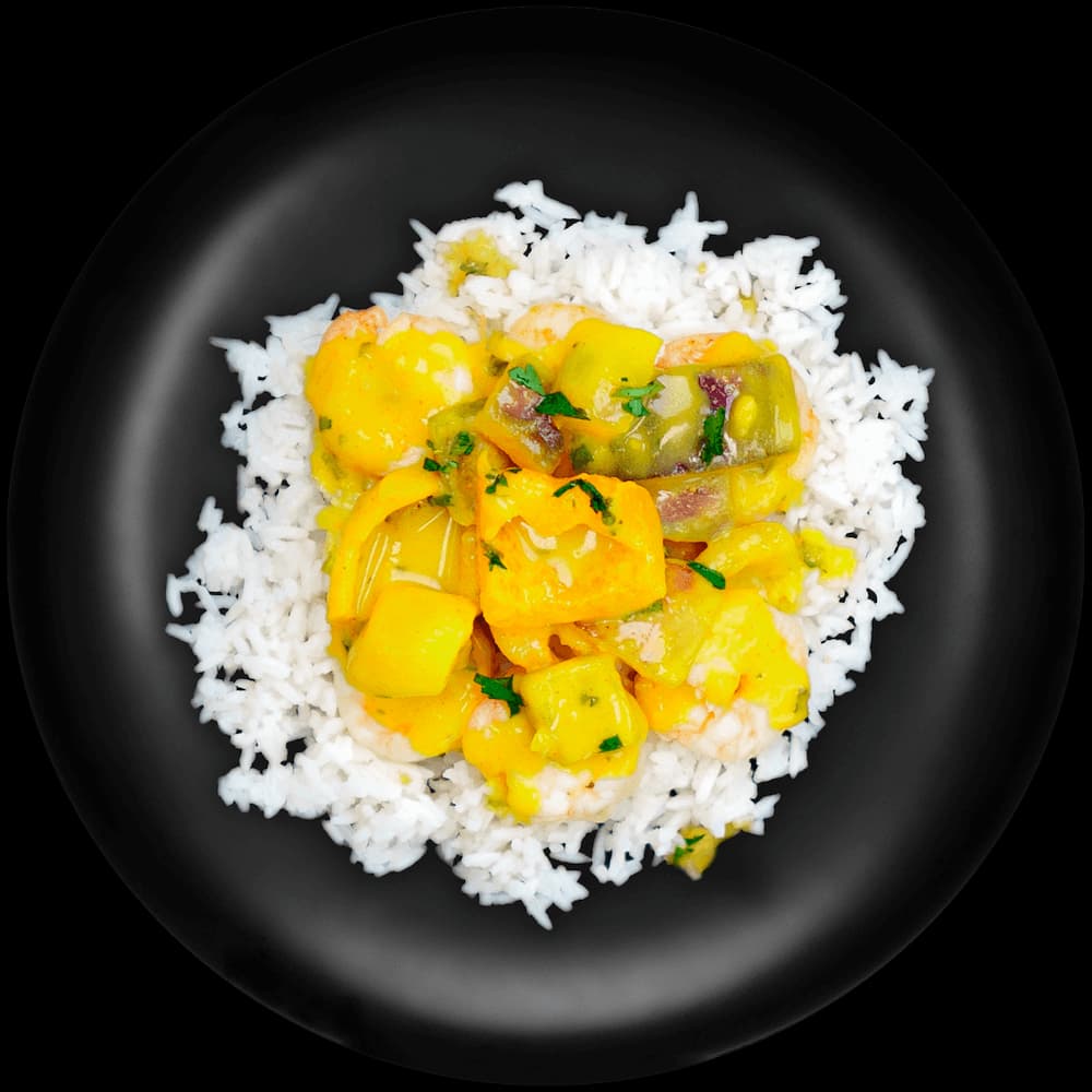 Thai Basil Shrimp Curry
