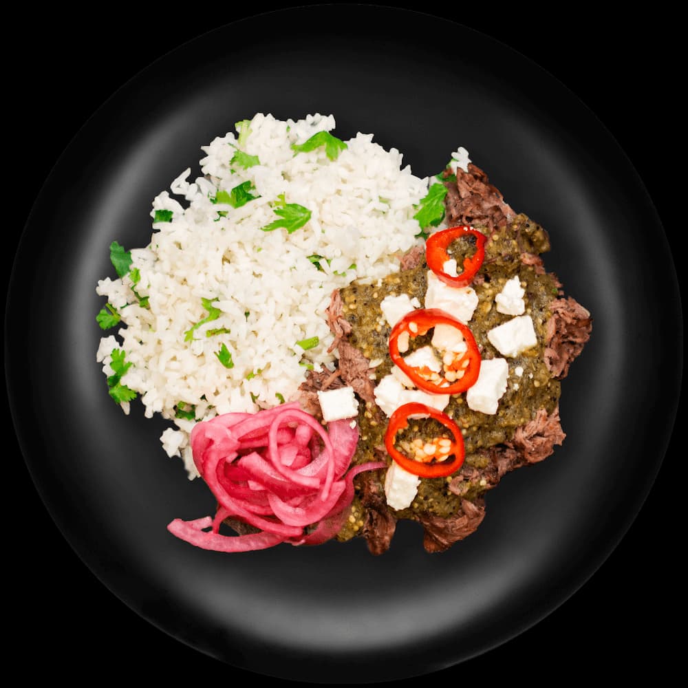 Charred Tomatillo Beef