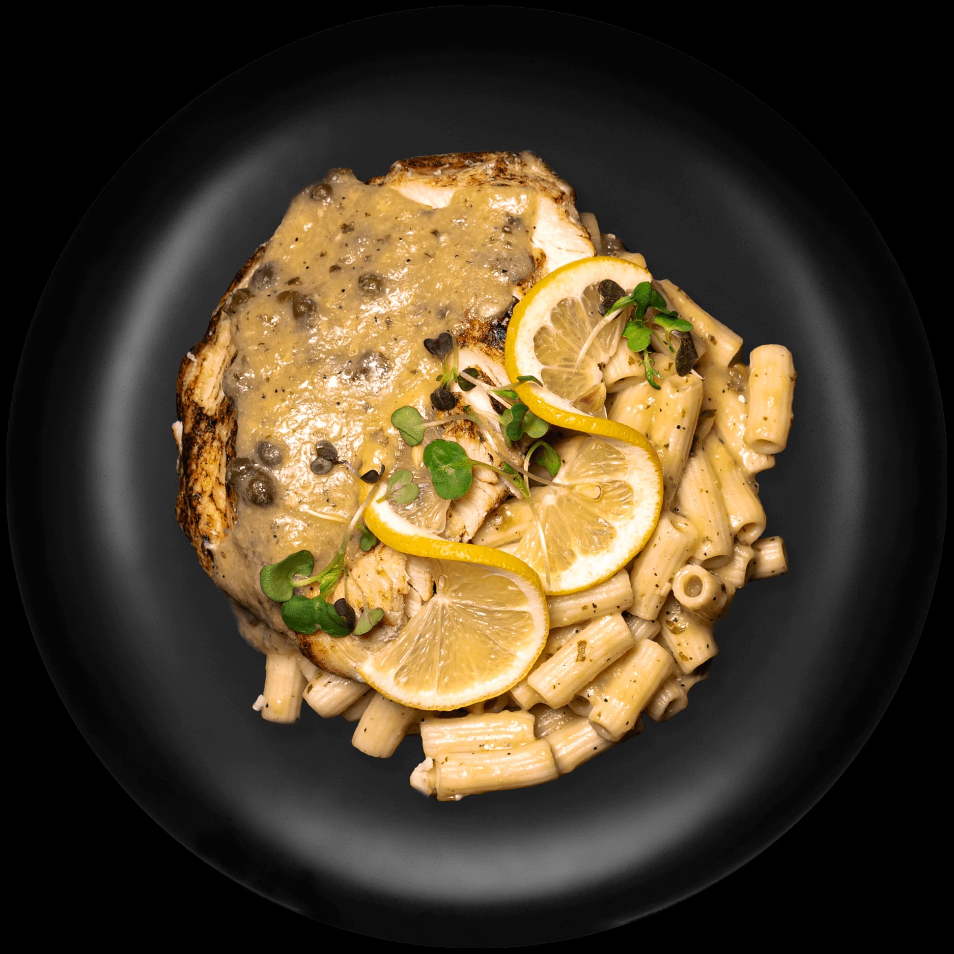 Chicken Piccata w/ Gluten Free Penne