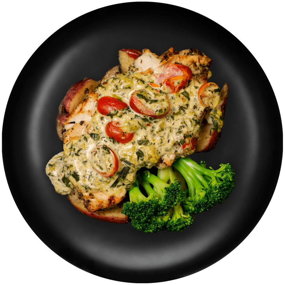 Tuscan Chicken w/ Roasted Red Potatoes